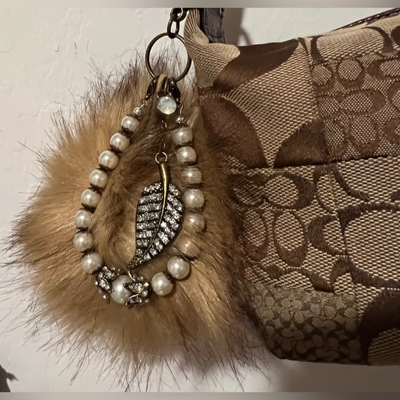 Bag Charm - I must take my Leave L/XL Handcrafted New - Picture 2 of 12